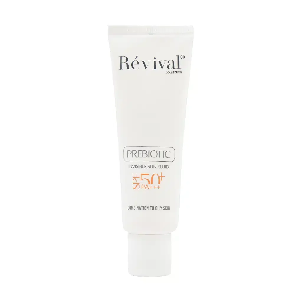 فلوئید ضد آفتاب پروبیوتیک SPF50 رویوال مناسب پوست چرب 50 میلی لیتر