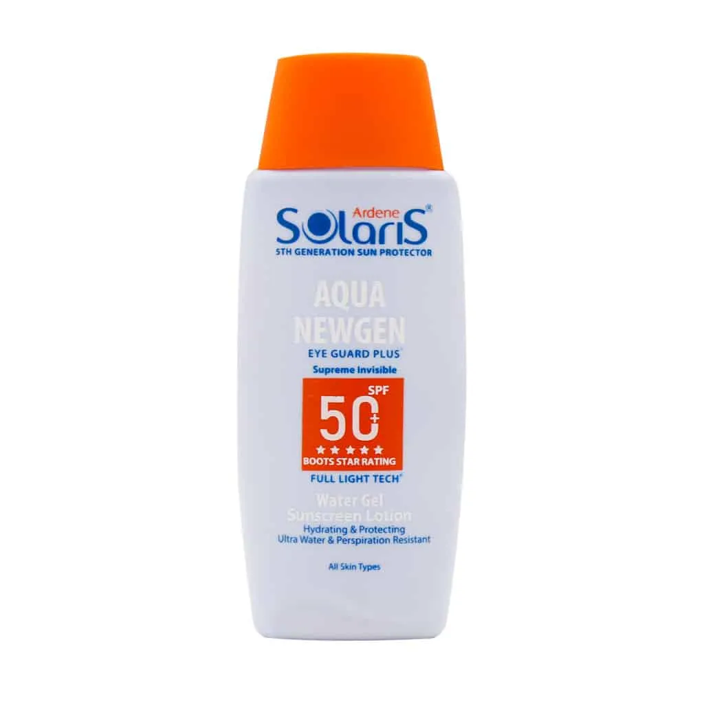 لوسیون آبی ضد آفتاب فاقد چربی SPF50 آکوا نیوژن سولاریس 100 میلی لیتر