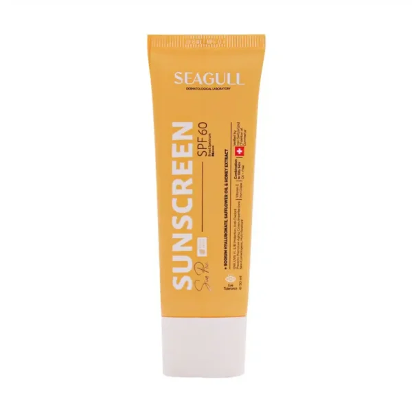 کرم ضد آفتاب سی گل SPF60 فاقد چربی ۵۰ میلی لیتر محافظت از پوست
