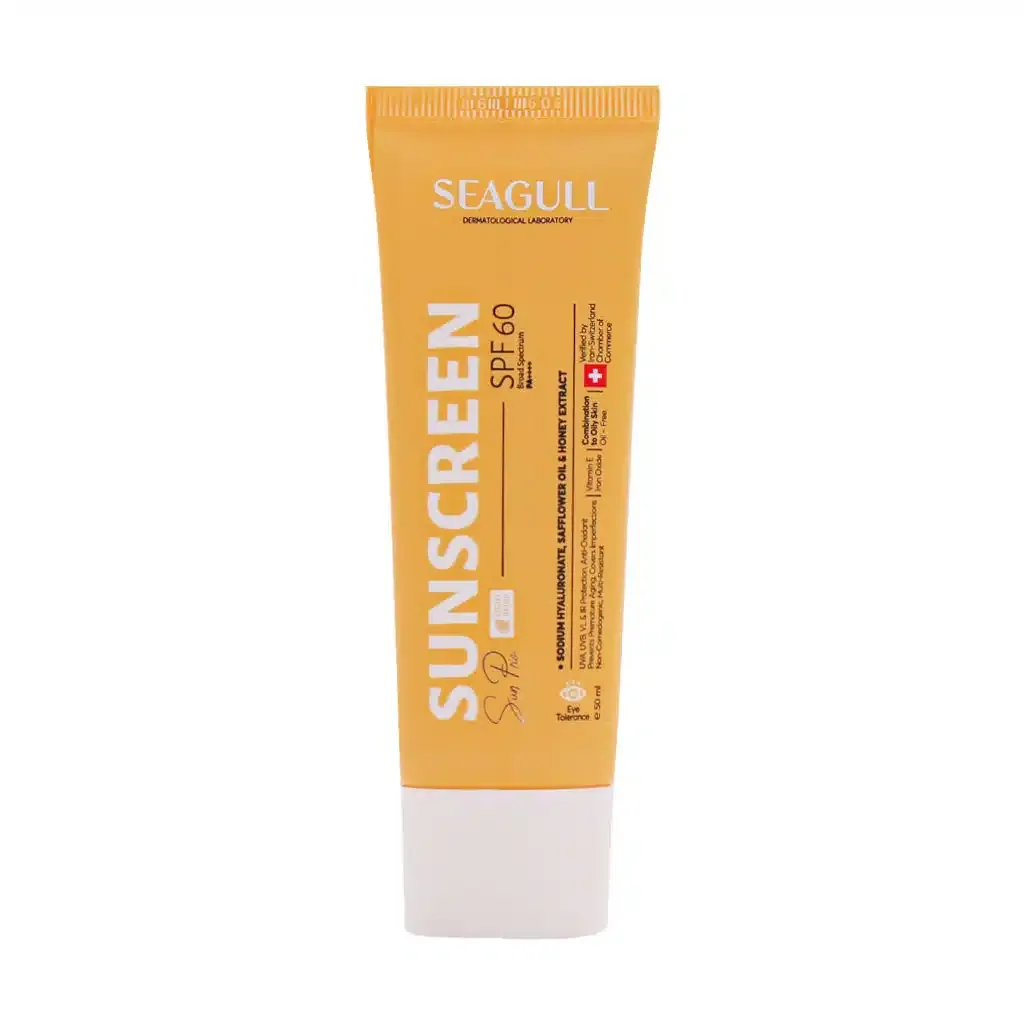 کرم ضد آفتاب سی گل SPF60 فاقد چربی ۵۰ میلی لیتر محافظت از پوست