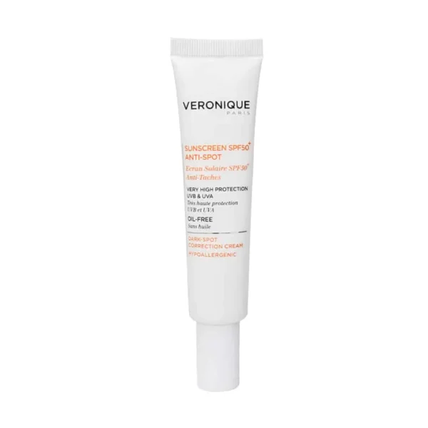 کرم ضد آفتاب و ضد لک SPF50 ورونیک محافظت قوی در برابر اشعه‌های مضر
