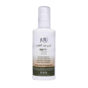 کرم ضد آفتاب پمپی بی رنگ SPF50 ژوت مناسب انواع پوست