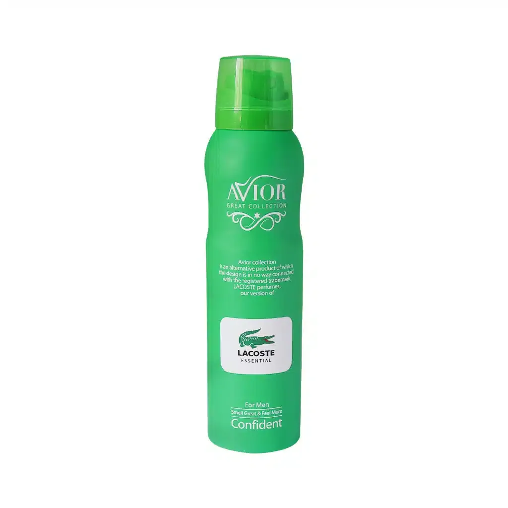 اسپری خوشبو کننده بدن مردانه اویور مدل Lacoste حجم 150 میلی لیتر رایحه خنک و تلخ