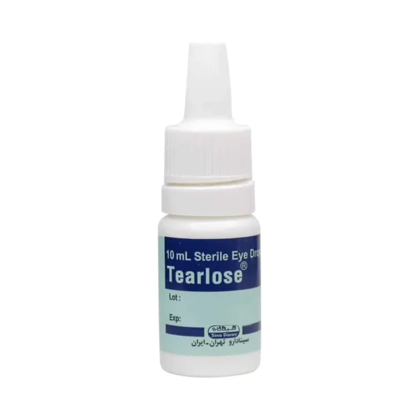 اشک مصنوعی قطره استریل چشمی تیرلوز سینا دارو 10 میلی لیتر تسکین خشکی چشم