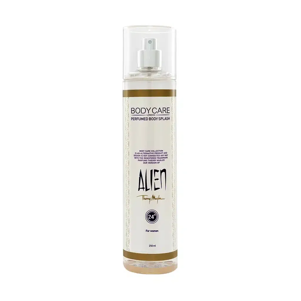بادی اسپلش زنانه بادی کر مدل Alien 250 میلی لیتر رایحه مرموز و اغوا کننده