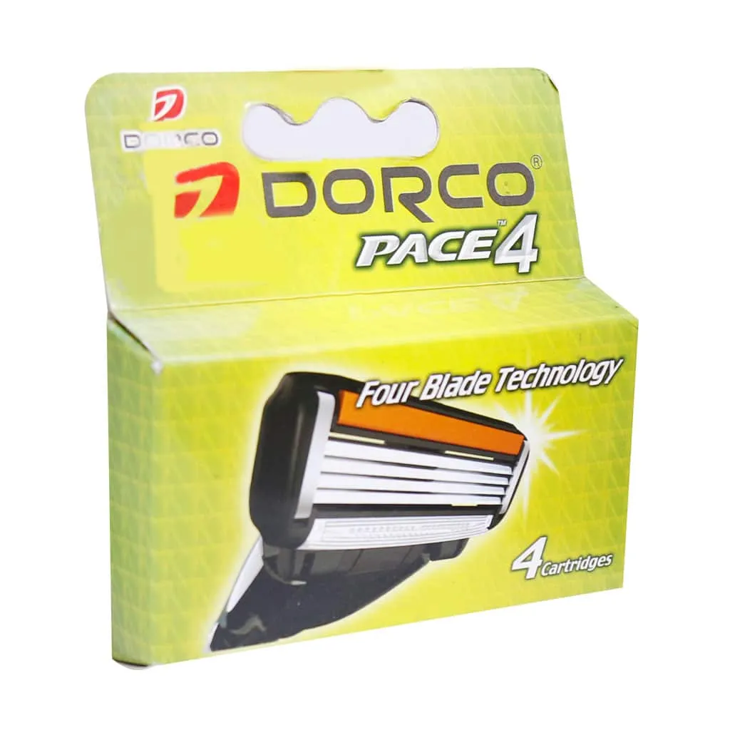تیغ یدک دورکو مدل Pace 4 4 عدد اصلاح ایمن و ظریف