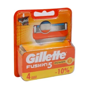 تیغ یدک فیوژن ژیلت مدل Fusion5 Power بسته 4 عددی