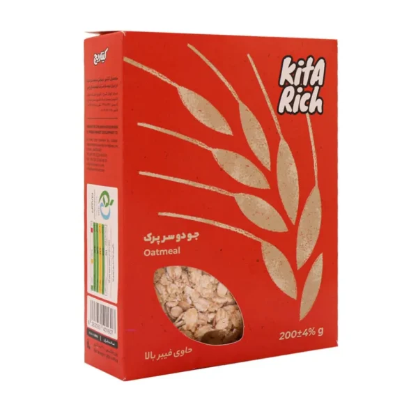 جو دو سر پرک کیتاریچ غلات صبحانه سرشار از فیبر و ویتامین