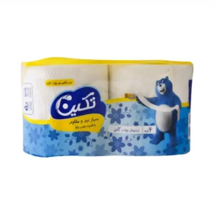 دستمال لوله ای بسیار نرم 4 لایه تکین برای حفظ بهداشت شخصی