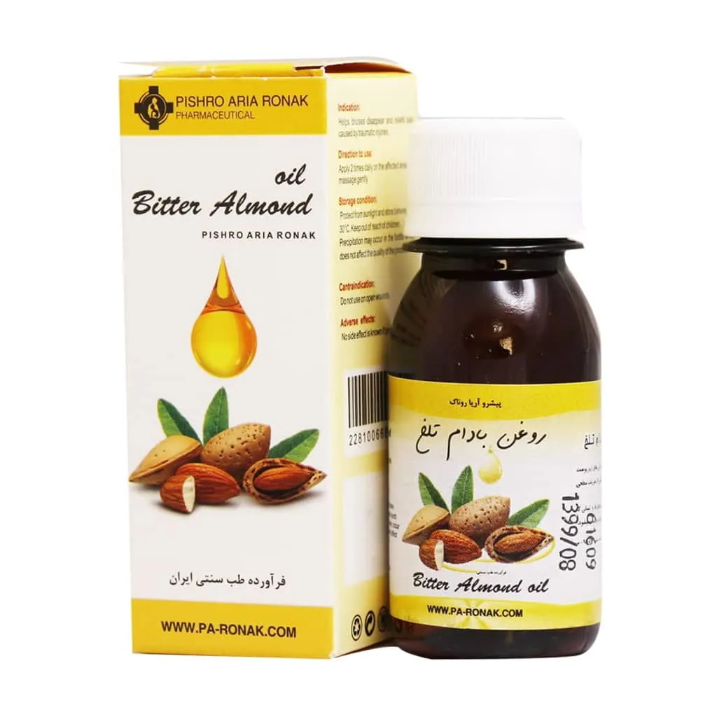 روغن بادام تلخ پیشرو آریا روناک ۴۰ میلی لیتر تسکین دردهای مفاصل و روماتیسم