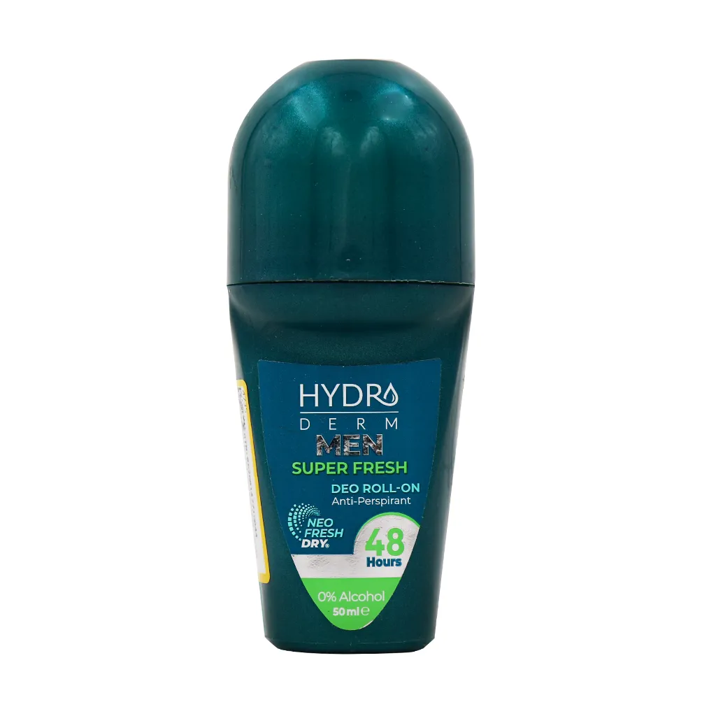 رولان ضد تعریق آقایان هیدرودرم Super Fresh 50 میلی لیتر حس خنکی و شادابی