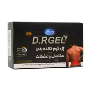 ساشه ژل گرم کننده بدن دی آرژل دایان فارما 40 عدد تسکین دهنده دردهای عضلانی و مفصلی
