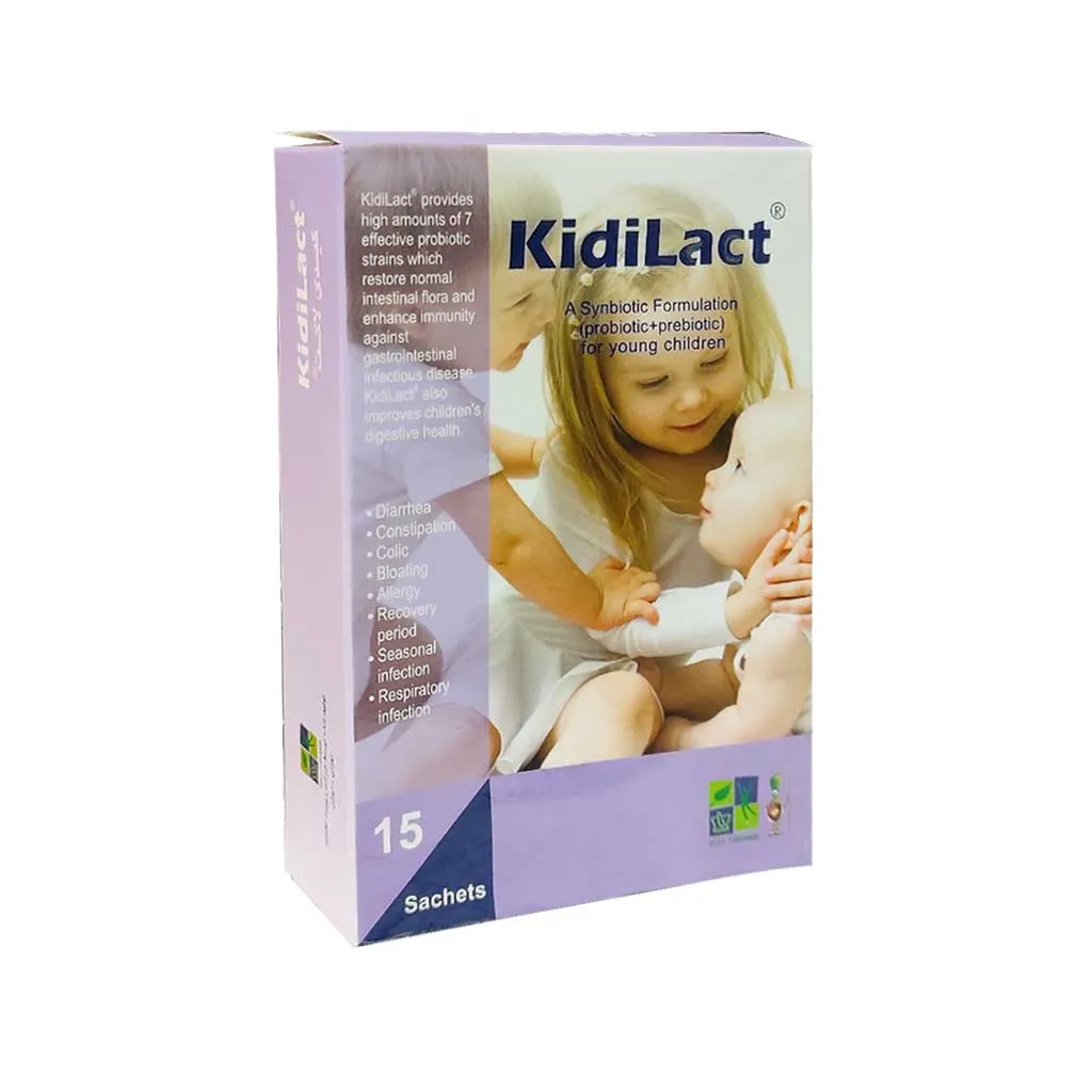 ساشه کیدی لاکت زیست تخمیر 15 عدد کمک به درمان نفخ و یبوست کودکان
