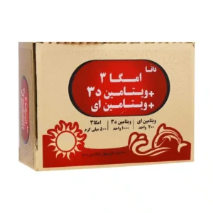 سافت ژل امگا 3 500 میلی گرم دانا حفظ سلامت قلب و عروق