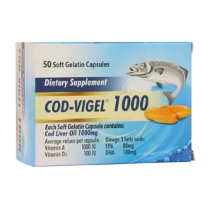 سافت ژل کاد ویژل 1000 دانا حفظ سلامت قلب و استخوان