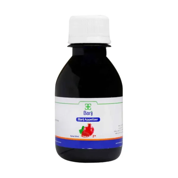 شربت اشتها آور بزرگسالان باریج اسانس 120 میلی لیتر تقویت کننده اشتها و معده