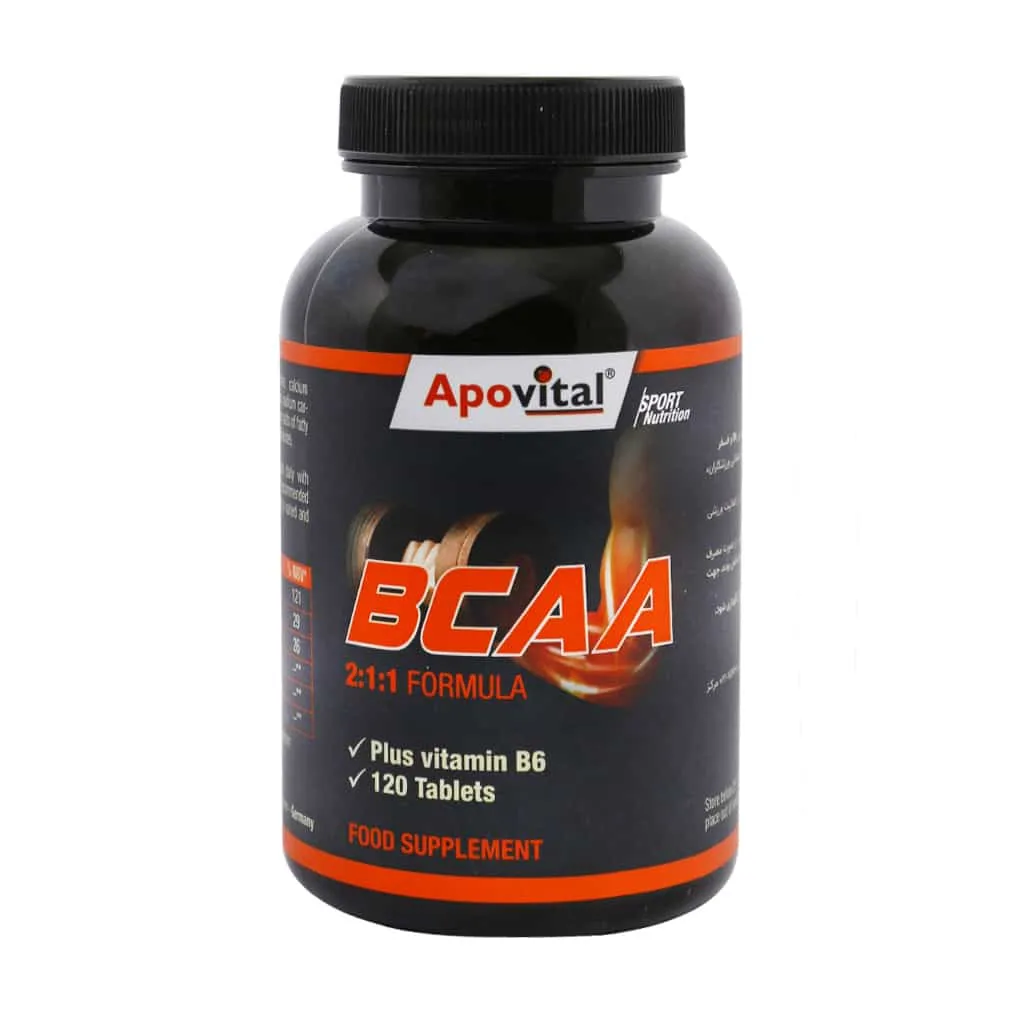 قرص BCAA آپوویتال 120 عدد تقویت عضله سازی