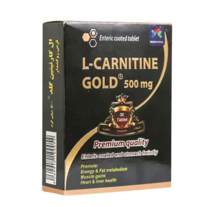 قرص ال کارنیتین گلد 500 میلی گرمی مولتی نرمال چربی سوزی و افزایش انرژی
