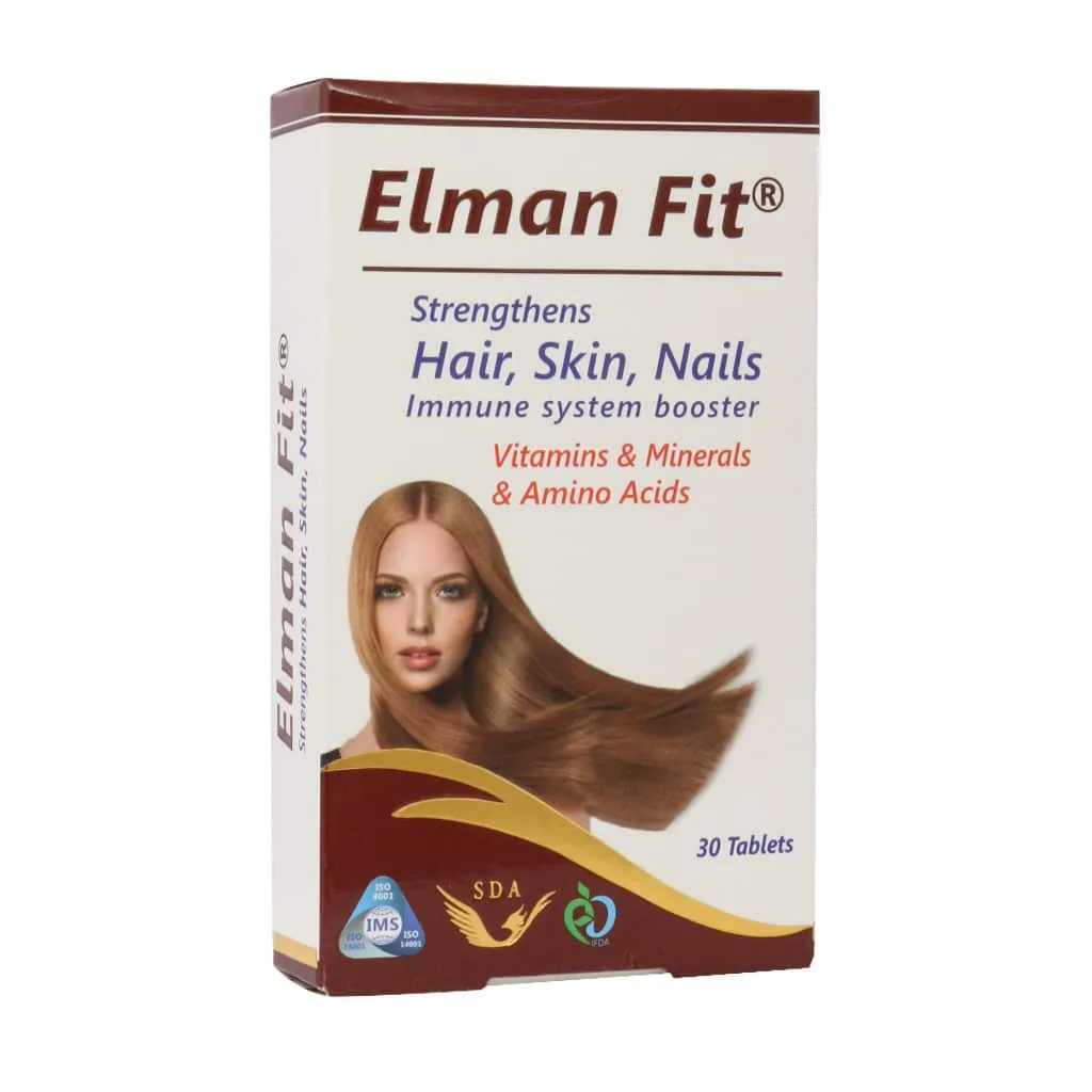 قرص المان فیت سیمرغ دارو عطار 30 عدد تقویت کننده پوست مو و ناخن