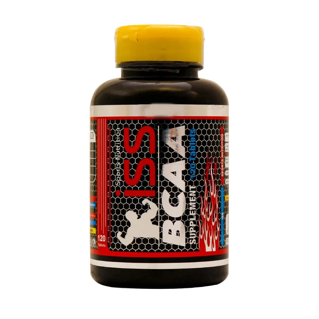 قرص بی سی ای ای BCAA آی اس اس 120 عدد افزایش توده عضلانی