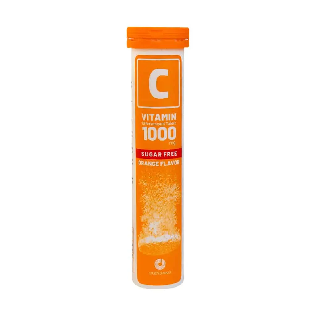 قرص جوشان ویتامین C 1000 میلی گرم اوژن دارو تقویت سیستم ایمنی