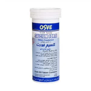 قرص جوشان کلسیم فورت اسوه ۱۰ عددی برای تامین کلسیم بدن