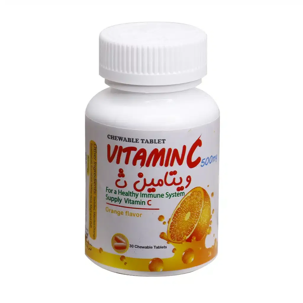قرص جویدنی ویتامین C 500 میلی گرم تارا تقویت سیستم ایمنی