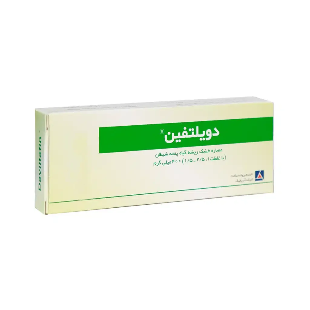 قرص دویلتفین 400 میلی گرم آیریانیک تسکین درد مفاصل