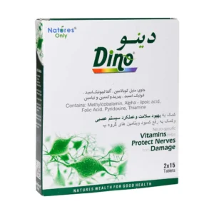 قرص دینو نیچرز اونلی 30 عدد مکمل تقویت اعصاب