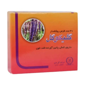 قرص روکش دار گلیکوگل گل دارو 30 عدد کاهش قند خون