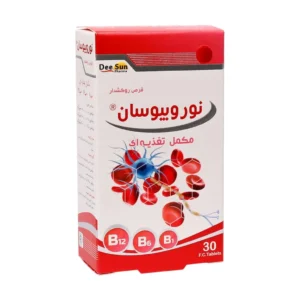 قرص روکشدار نوروبیوسان دی سان فارما کمک به سلامت سیستم عصبی