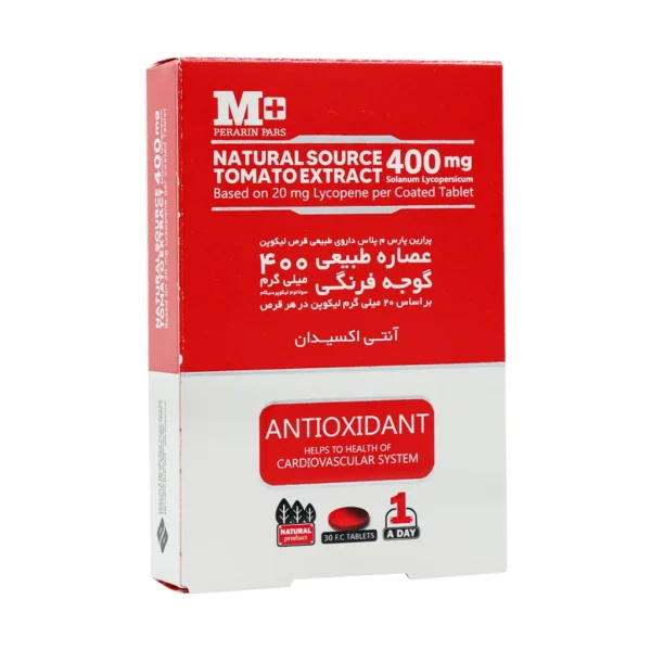 قرص لیکوپن 20 میلی گرم ام پلاس 30 عدد آنتی اکسیدان قوی