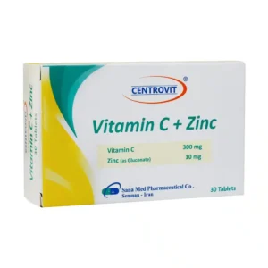 قرص ویتامین C و زینک سنتروویت 30 عدد تقویت سیستم ایمنی