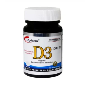 قرص ویتامین D3 1000 واحد اس تی پی فارما 30 عدد تقویت استخوان و دندان