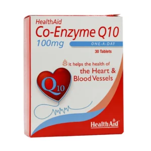 قرص کوانزیم کیوتن 100 میلی گرم هلث اید افزایش انرژی و تقویت سیستم ایمنی
