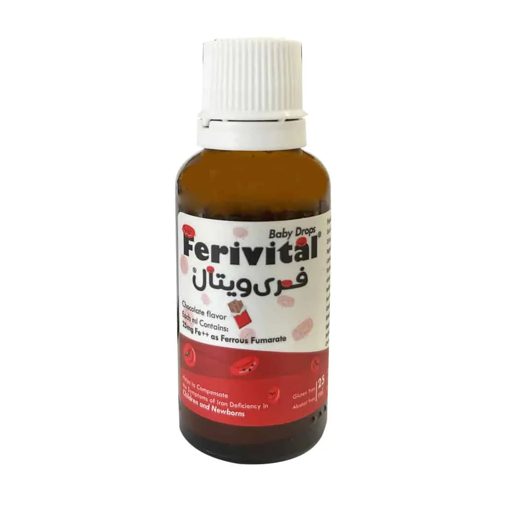 قطره آهن فری ویتال نفس فارمد 25 میلی لیتر تامین آهن و پیشگیری از کم خونی