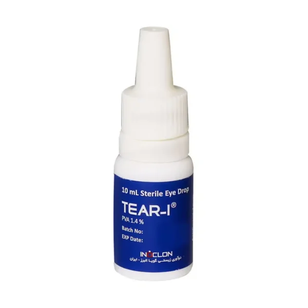 قطره استریل چشمی اشک مصنوعی تیر آی 10 میلی لیتر روان کننده و مرطوب کننده چشم