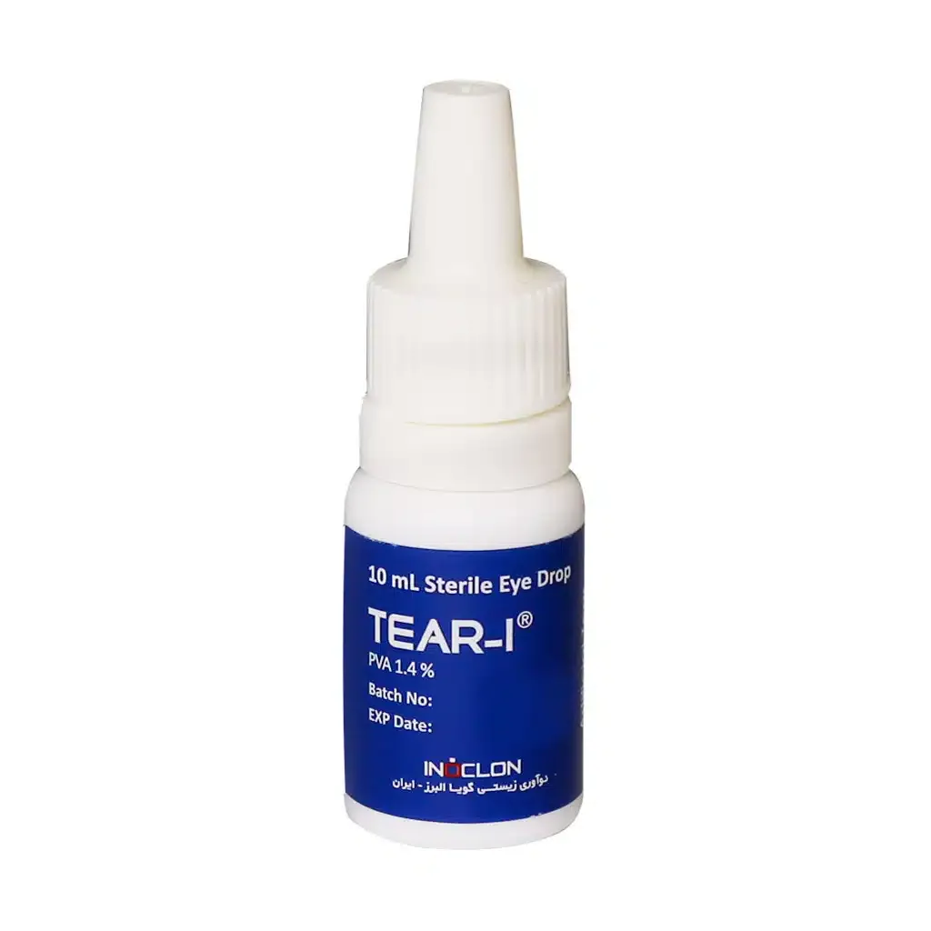 قطره استریل چشمی اشک مصنوعی تیر آی 10 میلی لیتر روان کننده و مرطوب کننده چشم