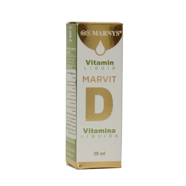 قطره خوراکی مارویت دی لیکوئید مارنیز 30 میلی لیتر ویتامین D تقویت سیستم ایمنی و استخوان‌ها