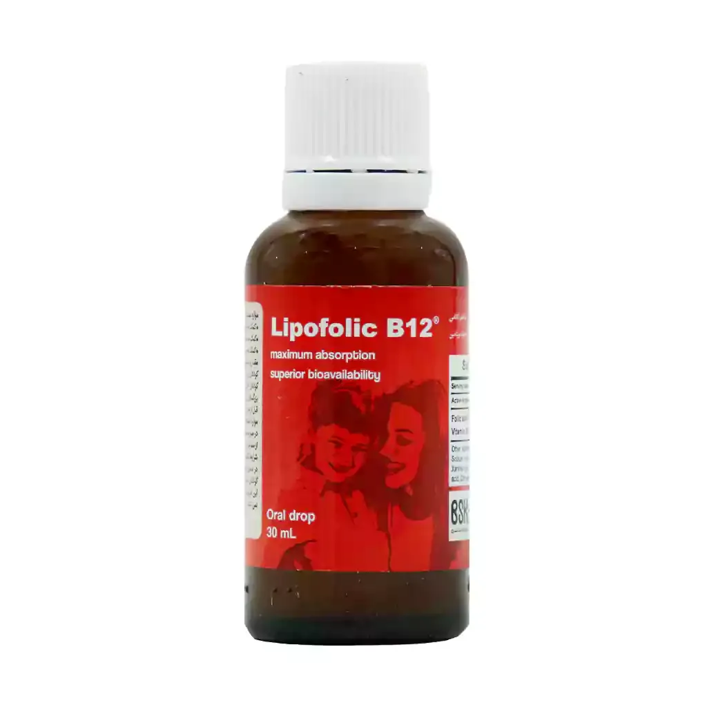 قطره لیپوفولیک B12 بی اس کی 30 میلی لیتر کمک به سلامت سیستم عصبی