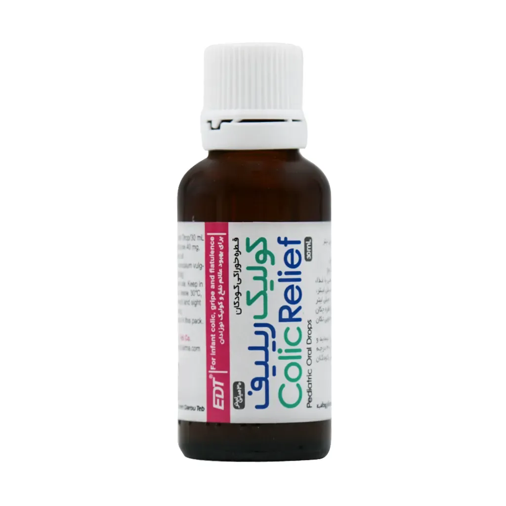 قطره کولیک ریلیف ایده دارو طب 30 میلی لیتر کاهش نفخ و کولیک نوزادان