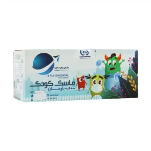 ماسک طرح دار کودک سه لایه بارمان تجارت ایلیا 50 عدد ضد حساسیت و فیلتراسیون بالا