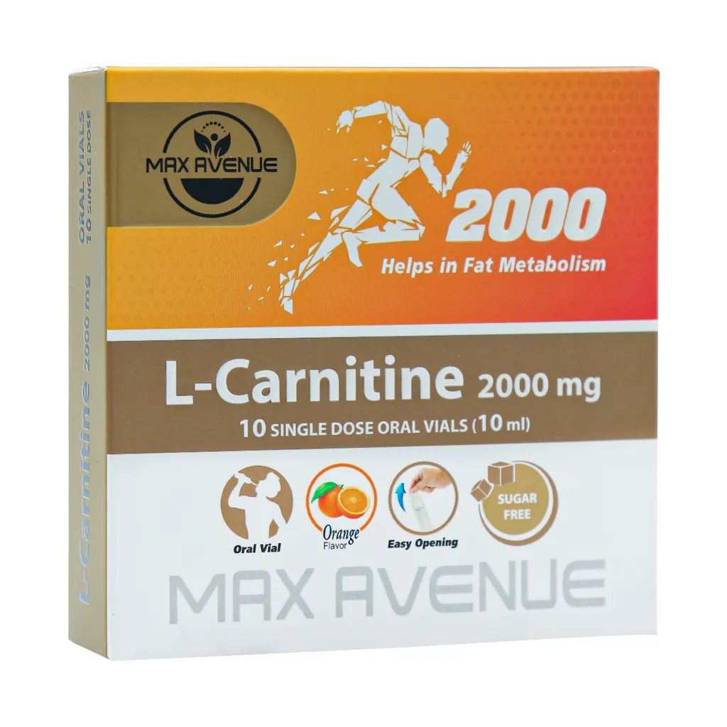 محلول خوراکی ال کارنیتین 2000 میلی گرم مکس اونیو چربی سوز و انرژی زا