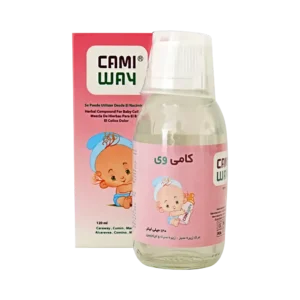 محلول گیاهی کامی وی کسری سرشت پارس ۱۲۰ میلی لیتر رفع نفخ و دل درد