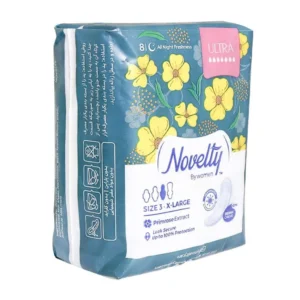 نوار بهداشتی مشبک خیلی بزرگ ناولتی بسیار نازک 8 عدد جلوگیری از سوزش و ناراحتی پوستی