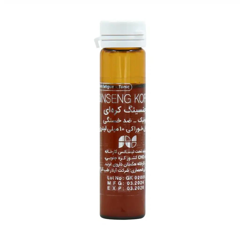 ویال خوراکی رد جینسینگ چوافارم 10 عدد تقویت سیستم ایمنی و انرژی