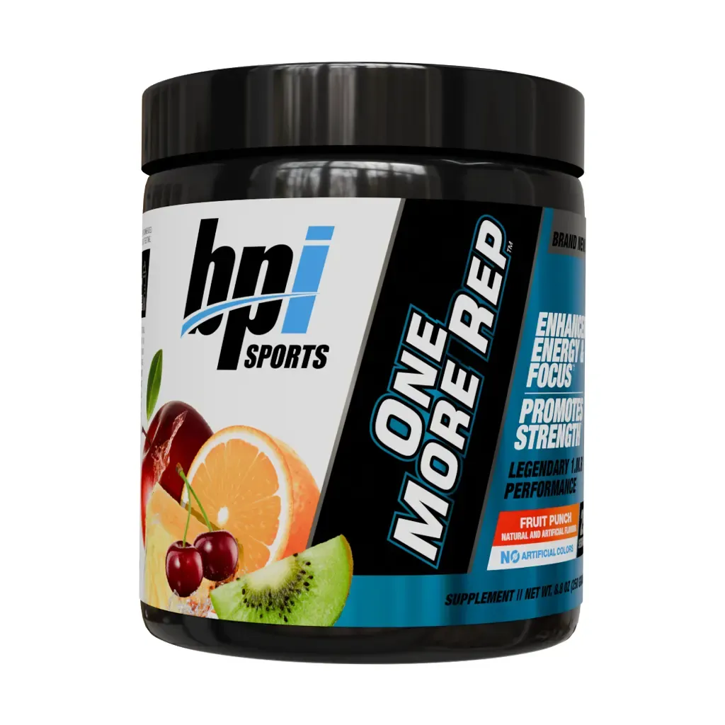پودر وان مور رپ BPI اسپورت 250 گرم افزایش انرژی و بهبود عملکرد ورزشی