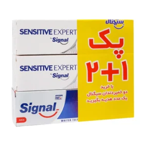 پک 3 عددی خمیر دندان سفید کننده و ترمیم کننده و ضدحساسیت سیگنال 75 میلی لیتر