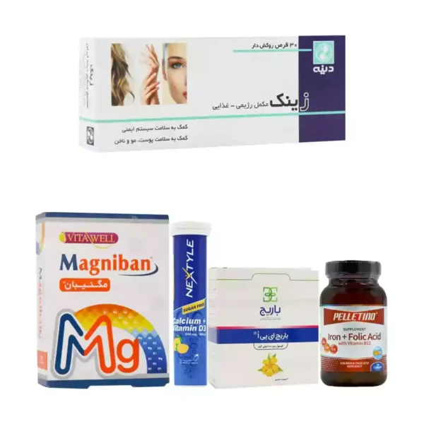 پک مکمل‌های ضروری برای سلامت بانوان پلیتینو تقویت انرژی و تعادل بدن