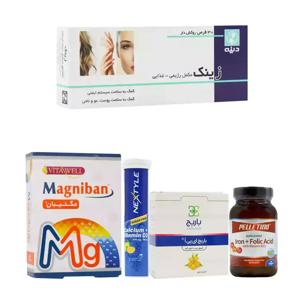 پک مکمل‌های ضروری برای سلامت بانوان پلیتینو تقویت انرژی و تعادل بدن